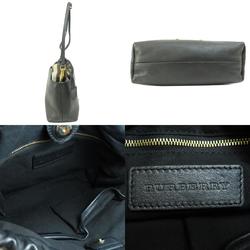 Burberry Shoulder Bag Leather Women's