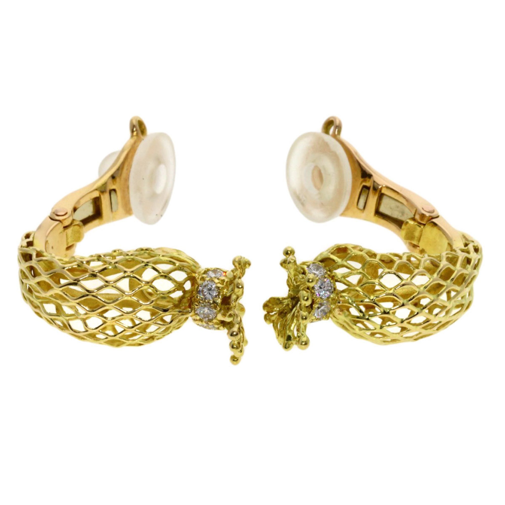 Piaget Diamond Earrings in 18k Yellow Gold for Women