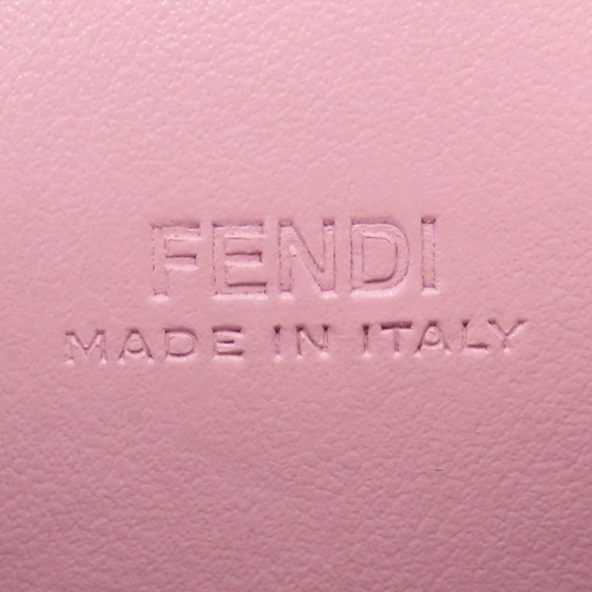 Fendi F is Wallet/Coin Case Leather Women's