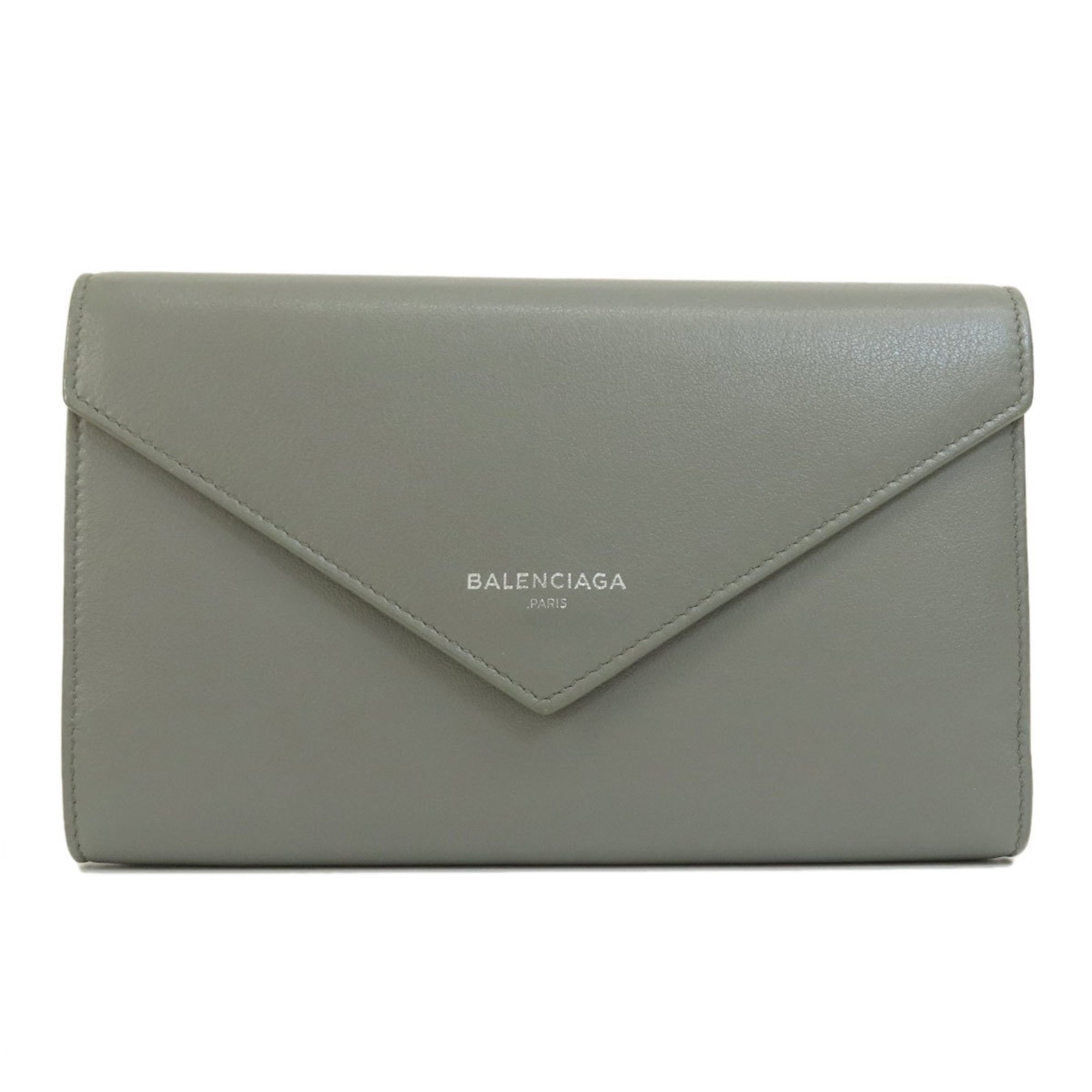 Balenciaga long wallet leather ladies