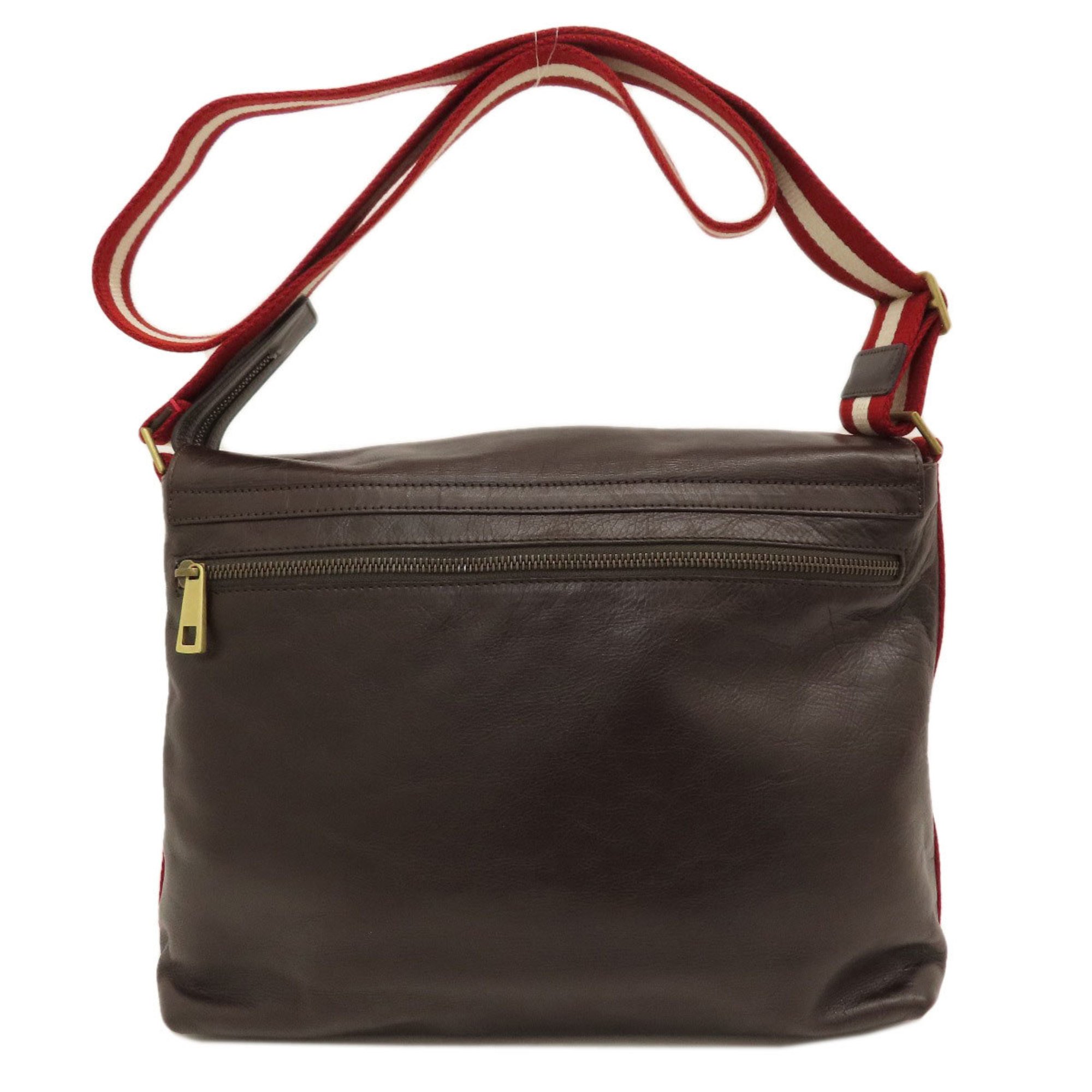 Bally Stripe Leather Shoulder Bag for Women