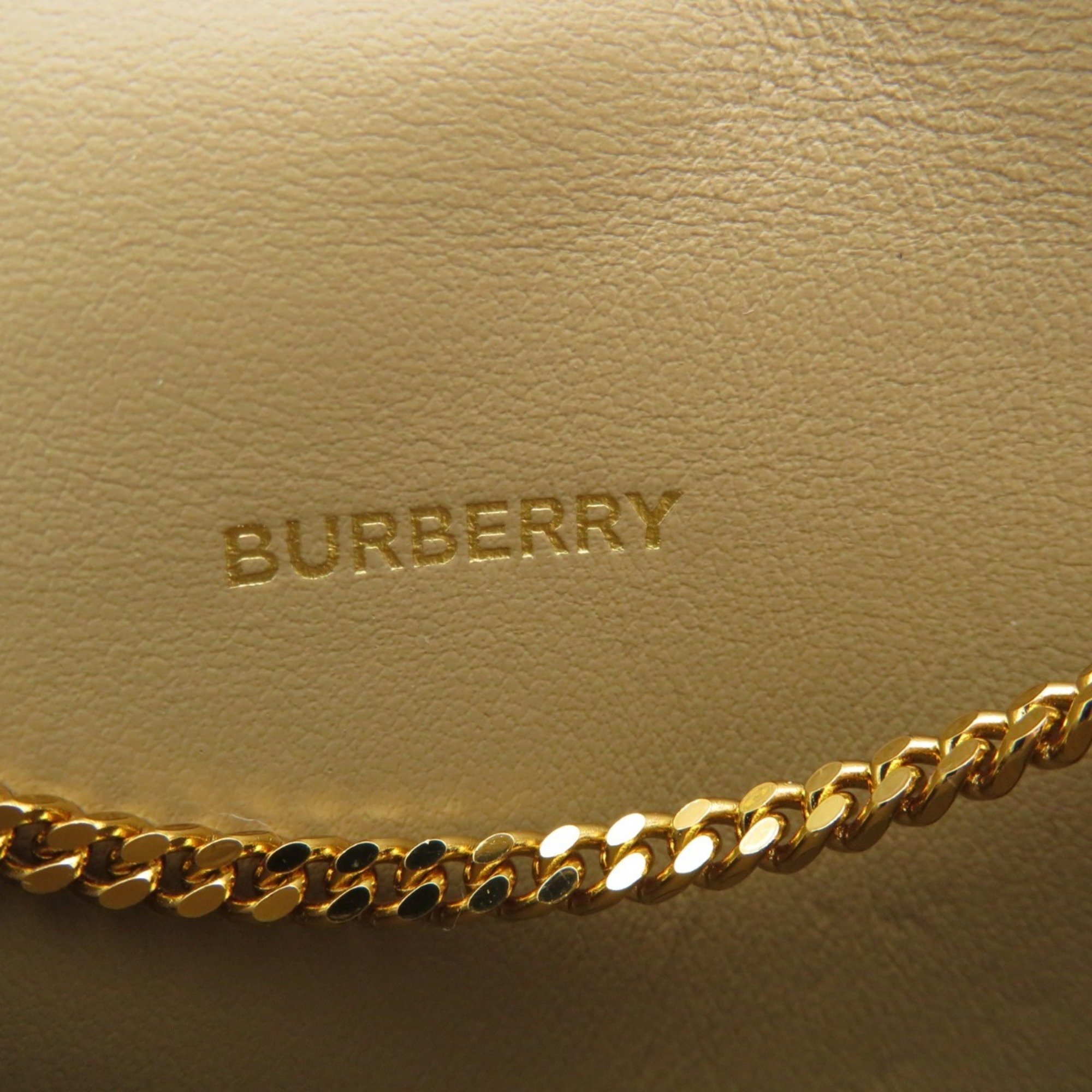 Burberry Coin Chain Wallet Wallet/Coin Case Calf Leather Women's