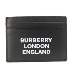 Burberry Business Card Holder/Card Case Leather Women's