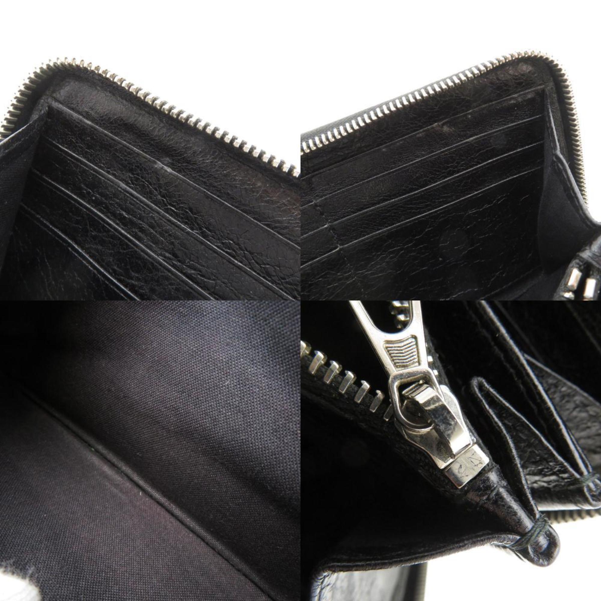 Balenciaga 519641 Continental Long Wallet Leather Women's