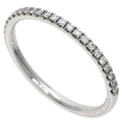 Harry Winston Micro Pavé Half Diamond Ring, Platinum PT950, Women's
