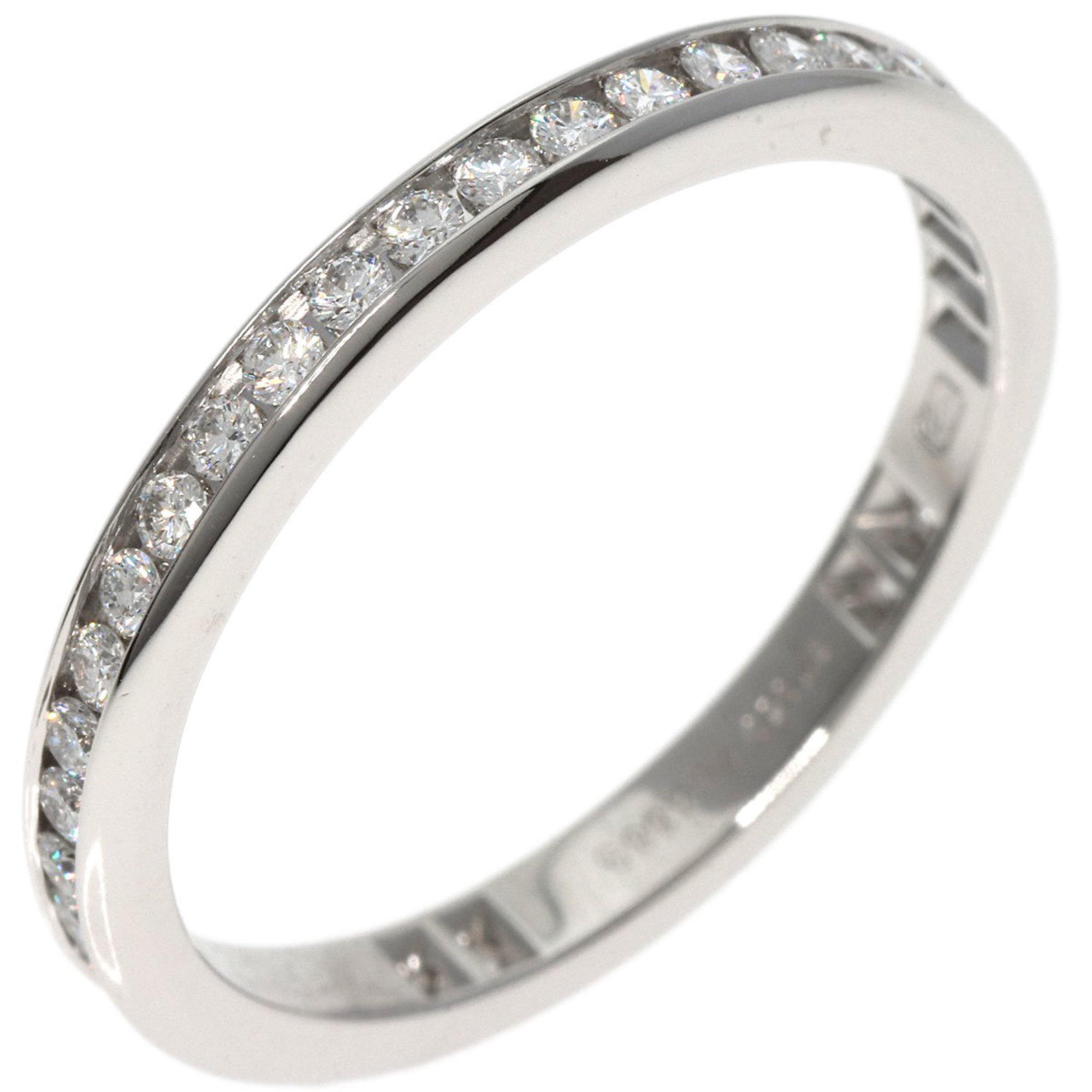Harry Winston Full Eternity Channel Setting Diamond Ring, Platinum PT950, Men's and Women's