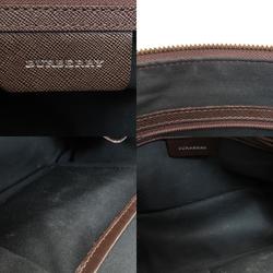 Burberry Nova Check Handbag Canvas Leather Women's