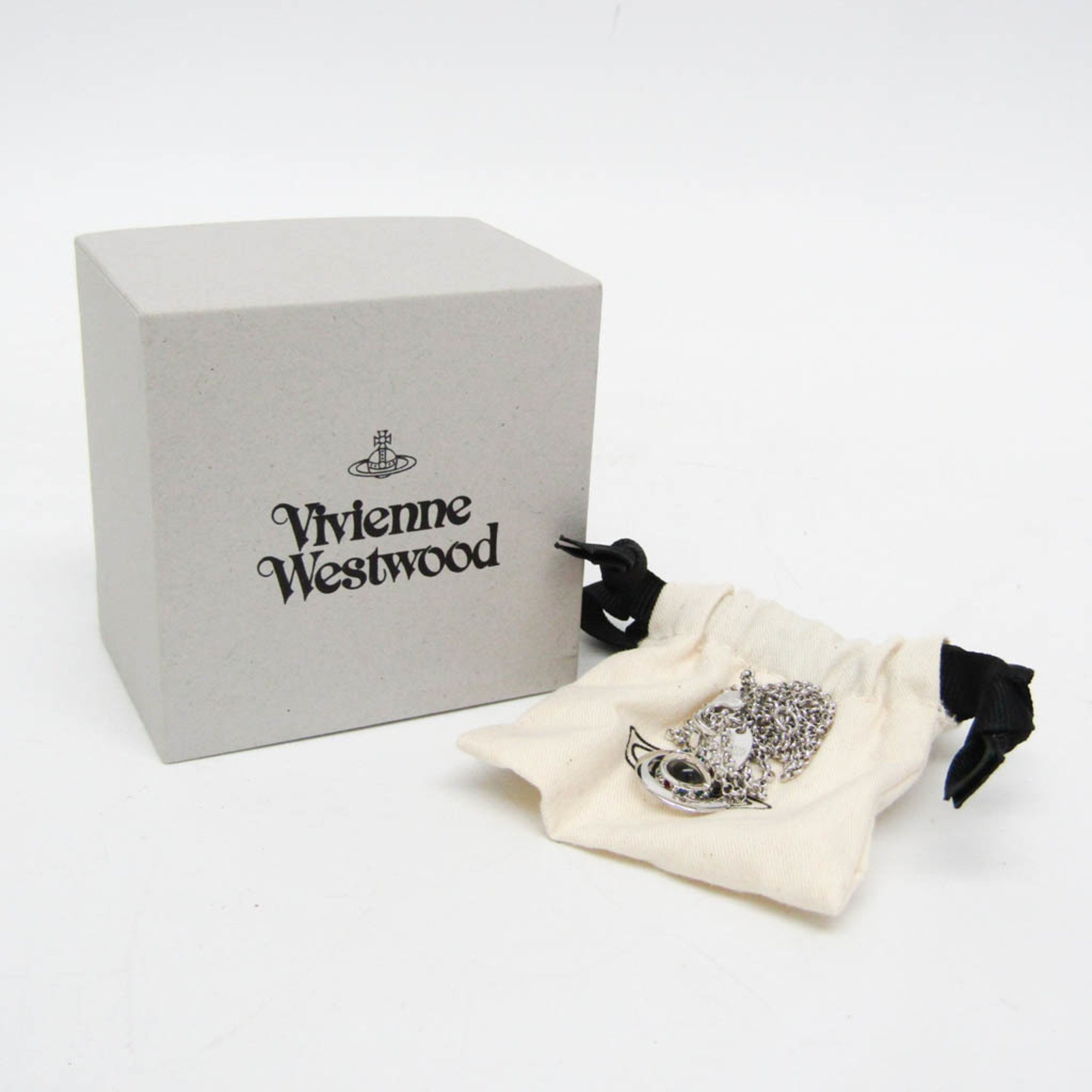 Vivienne Westwood Petit Orb Metal,Rhinestone Rhinestone Women's Pendant Necklace