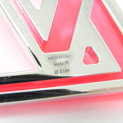 Louis Vuitton Metal,Plastic Handbag Charm Pink,Silver LV Prism Bag Charm M68679
