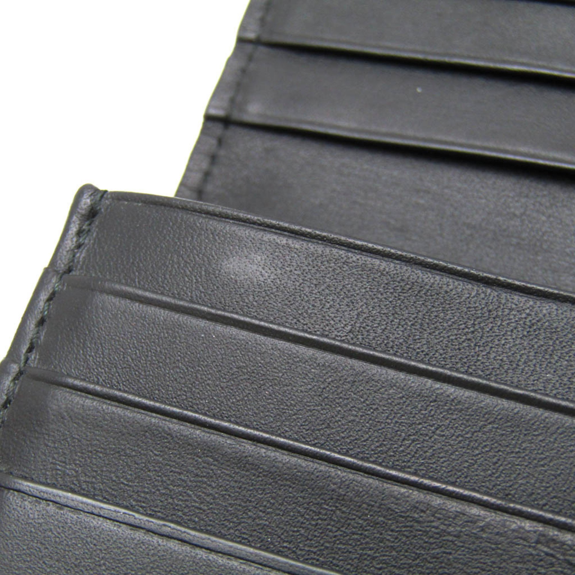 Loewe Puzzle Long Horizontal Wallet 124.99.978 Men's Leather Long Wallet (bi-fold) Navy