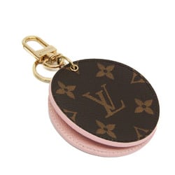 Louis Vuitton Monogram Bag Charm・LV Mirror Keychain M68003 Keyring (Gold,Monogram,Rose Ballerine)