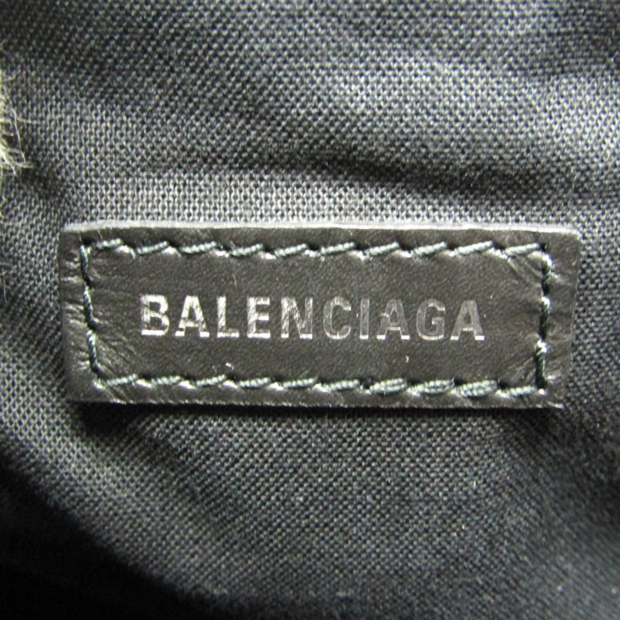 Balenciaga NAVY TOTE 479290 Women,Men Leather,Canvas Tote Bag Black