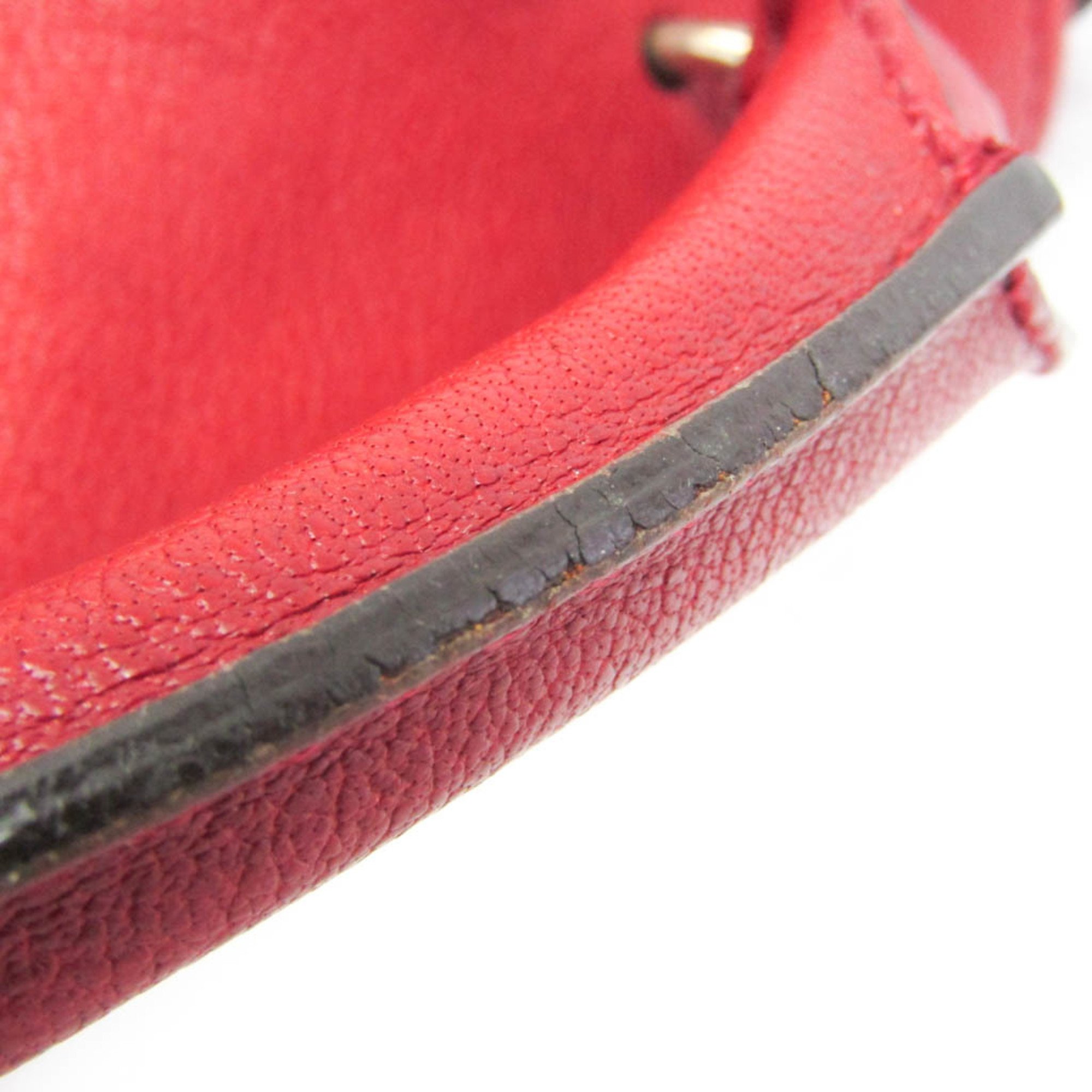 Chloé Elsie Top Handle Women's Leather Handbag,Shoulder Bag Red Color