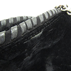Stella McCartney 512064 FW13 Women's Velvet Handbag,Shoulder Bag Black