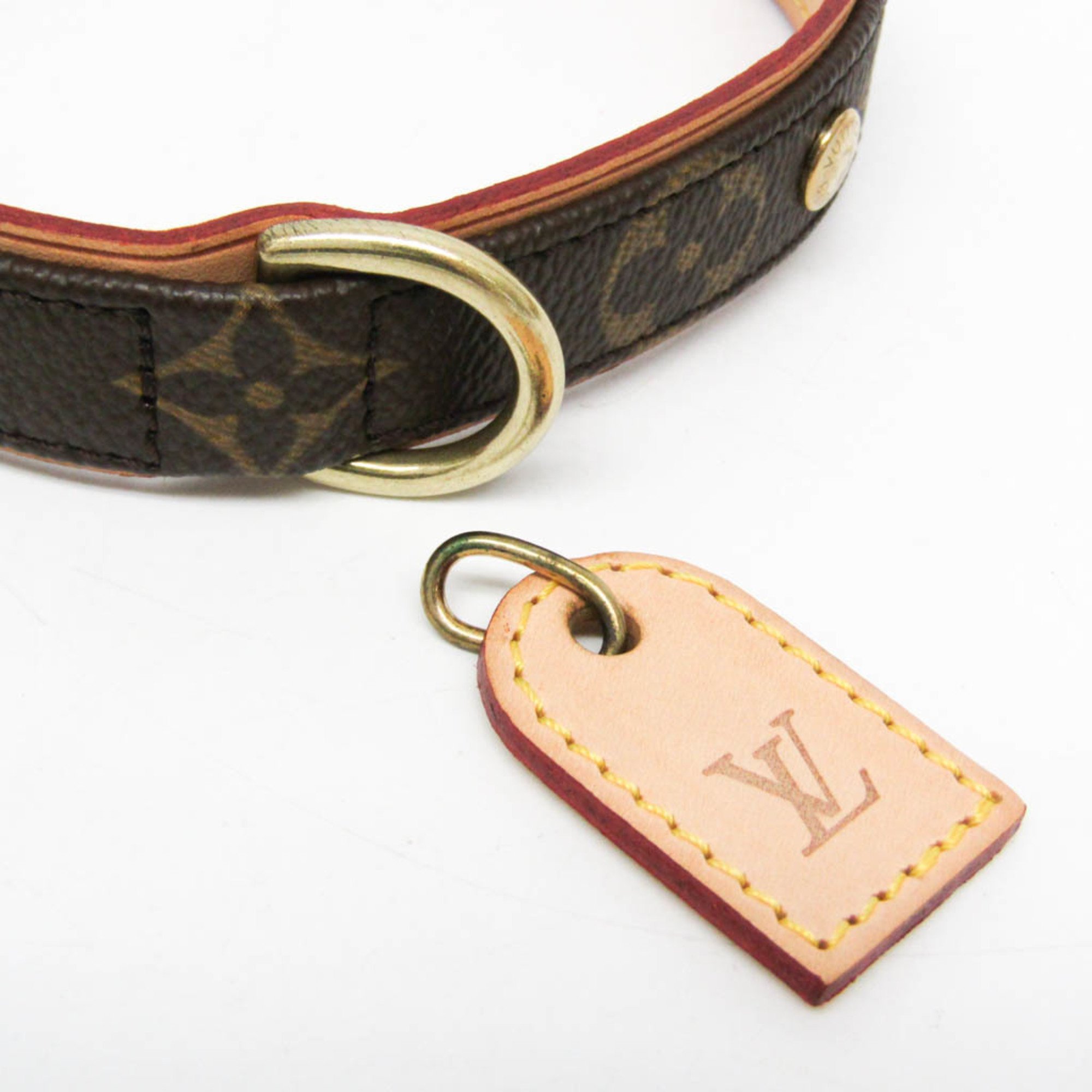 Louis Vuitton Monogram Dog Collar Monogram Monogram Collier Baxter MM M58071