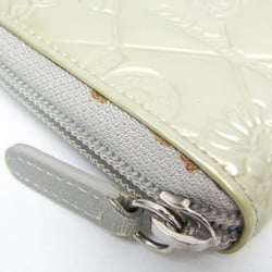 Chanel Icon Symbol Charm A37151 Women's Patent Leather Long Wallet (bi-fold) Gold,Gray