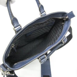 Gucci Cosmopolis 406463 Men's Leather Handbag,Shoulder Bag Black,Navy