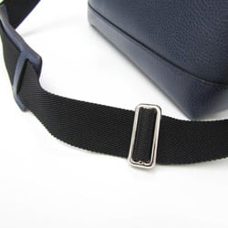 Gucci Cosmopolis 406463 Men's Leather Handbag,Shoulder Bag Black,Navy