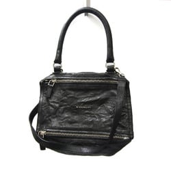 Givenchy Pandora Small Women's Leather Handbag,Shoulder Bag Black