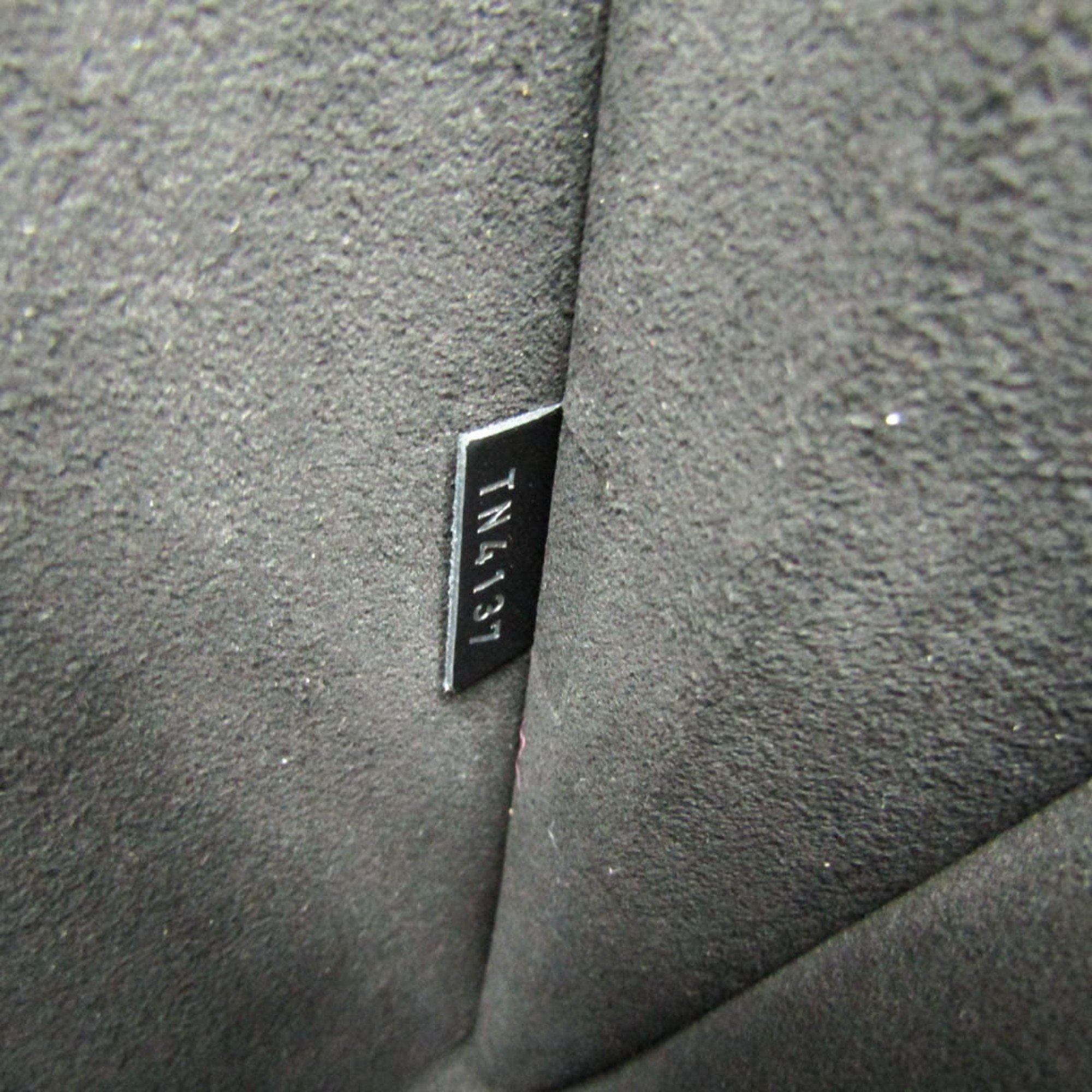 Louis Vuitton Epi Pochette Plat Epi Platine M62092 Women's Clutch Bag Metallic Silver,Noir