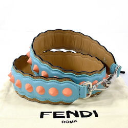 FENDI Fendi Strap You Shoulder Leather Blue Women's
