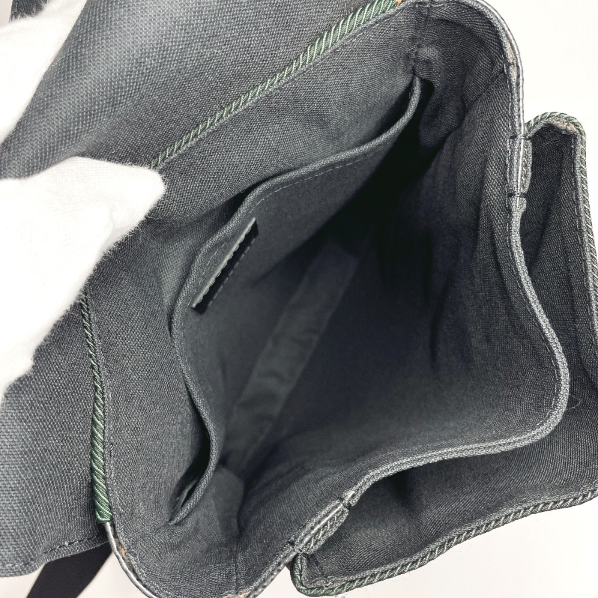 LOUIS VUITTON Louis Vuitton Saratov PM M30892 Shoulder Bag Taiga Green Men's
