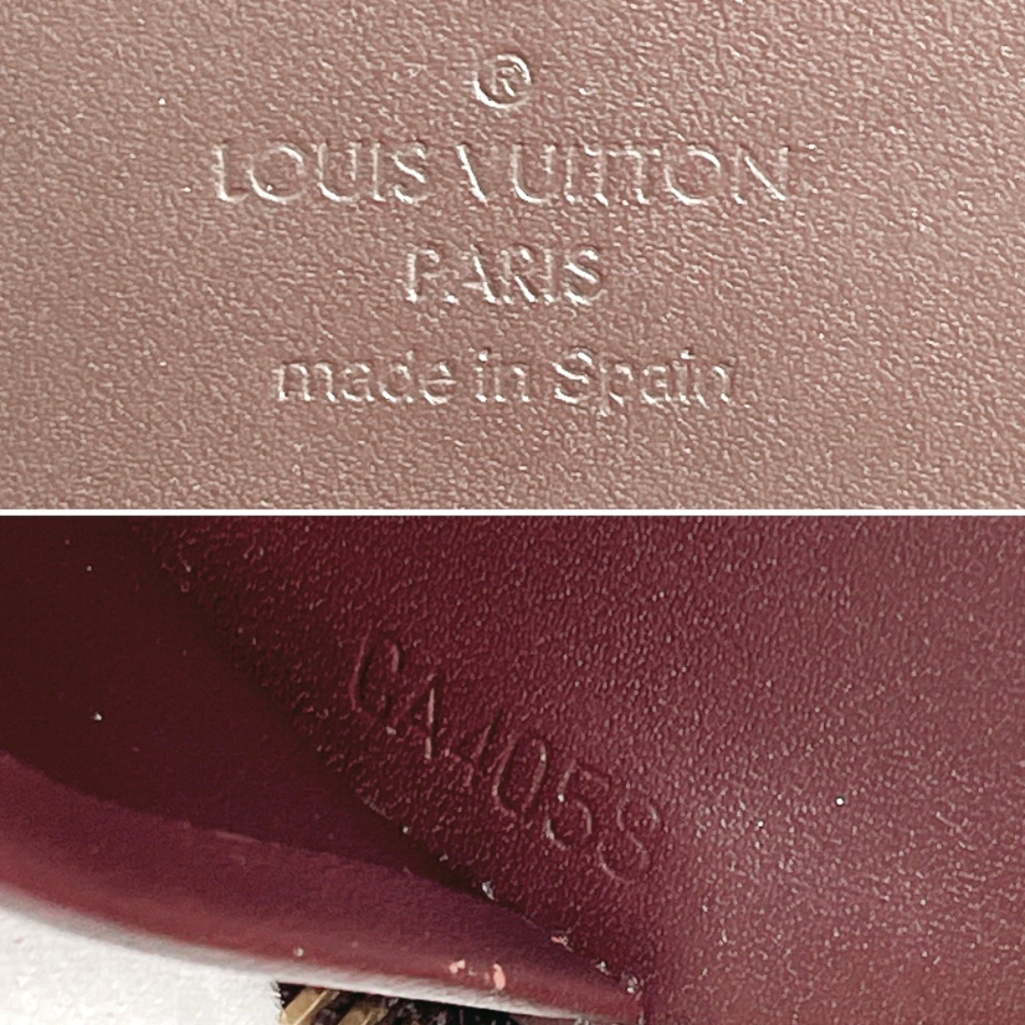 LOUIS VUITTON Louis Vuitton Zippy Organizer M93610 Long Wallet Monogram Vernis Bordeaux Men's