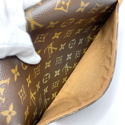 LOUIS VUITTON Sologne M42250 Shoulder Bag Monogram Canvas/Nubuck Leather Brown Women's