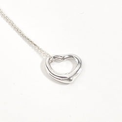 TIFFANY&Co. Tiffany Heart Elsa Peretti Necklace, Silver 925, Silver, Women's