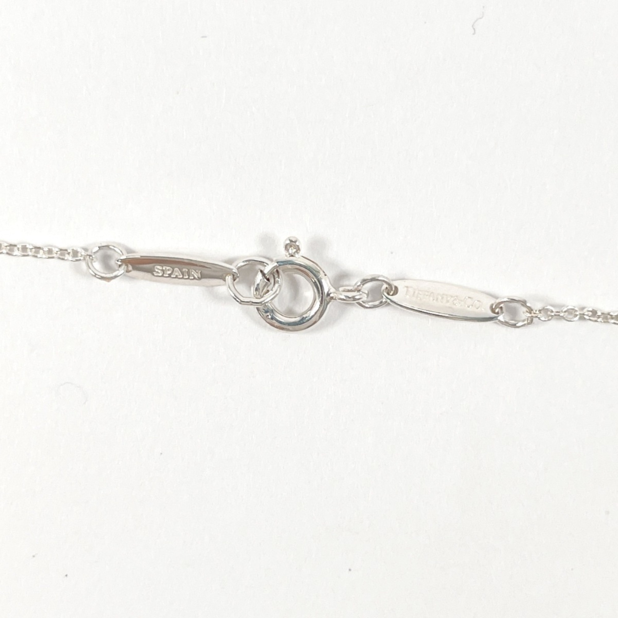 TIFFANY&Co. Tiffany Heart Elsa Peretti Necklace, Silver 925, Silver, Women's
