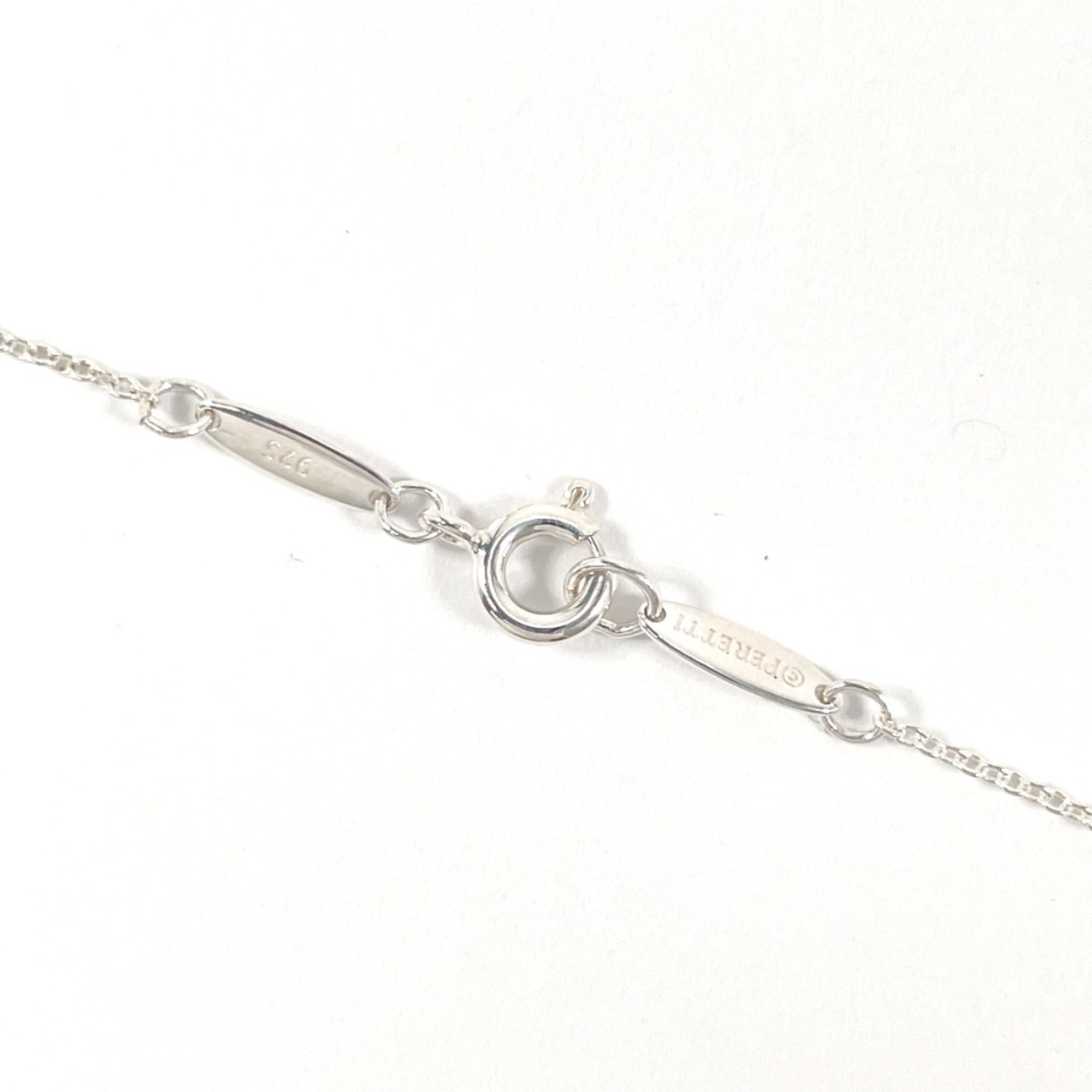 TIFFANY&Co. Tiffany Heart Elsa Peretti Necklace, Silver 925, Silver, Women's