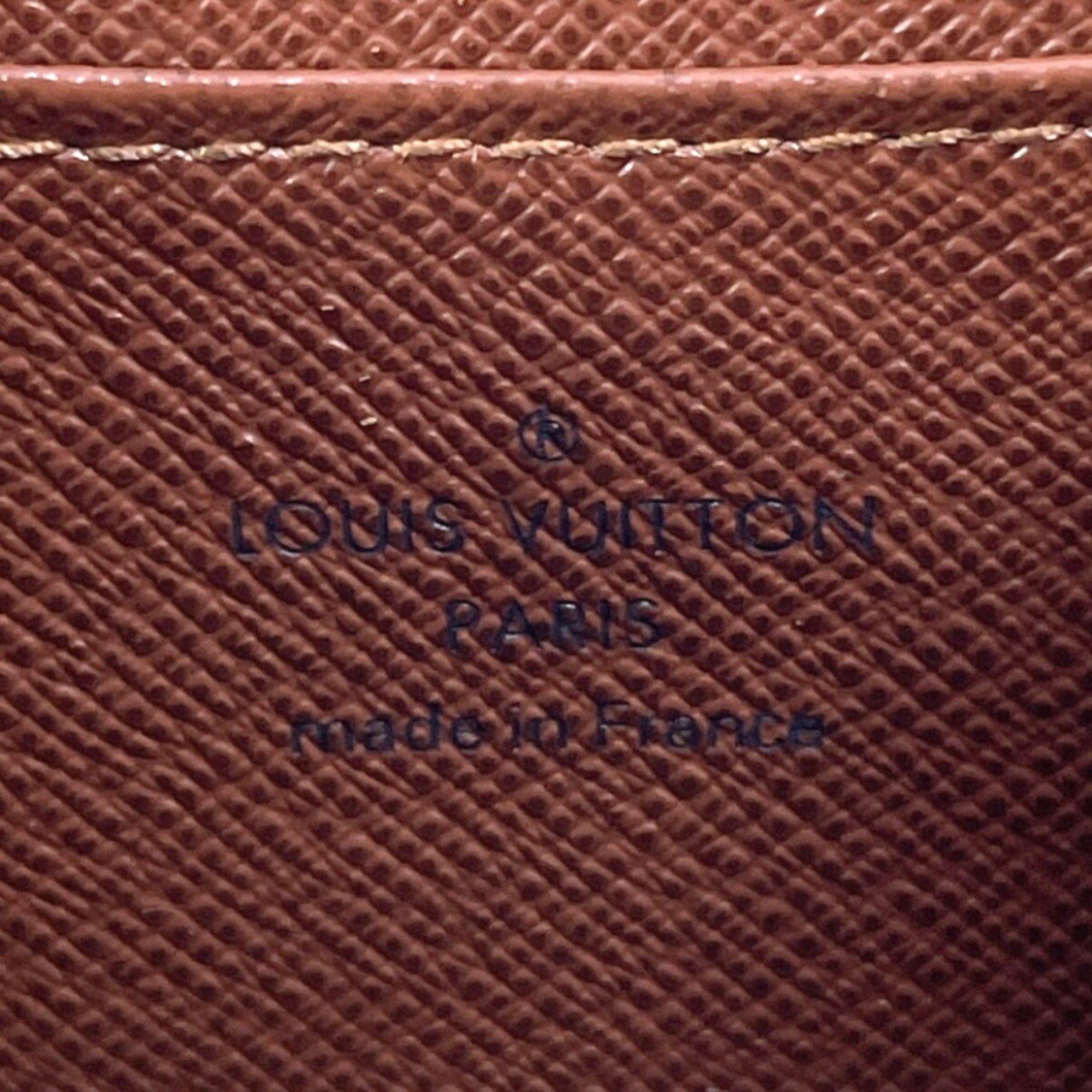 LOUIS VUITTON Louis Vuitton Zippy Coin Purse M60067 Case Monogram Canvas Brown Unisex