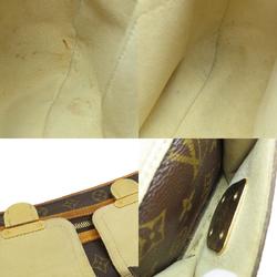 Louis Vuitton M40045 Hudson GM Monogram Shoulder Bag Canvas Women's