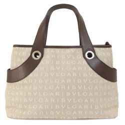 Bvlgari Mania Handbag Canvas Ladies