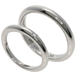 Bvlgari Fedi Wedding Diamond Ring #43 #53 Platinum PT950 for Men and Women