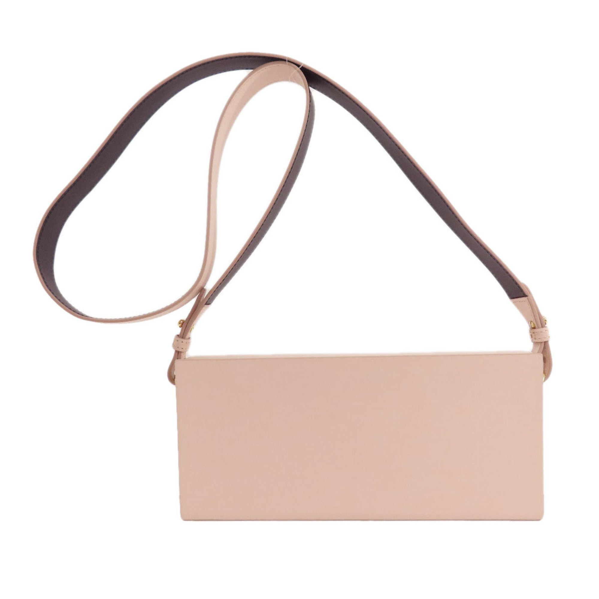 Fendi Box Shoulder Bag Calfskin Women's