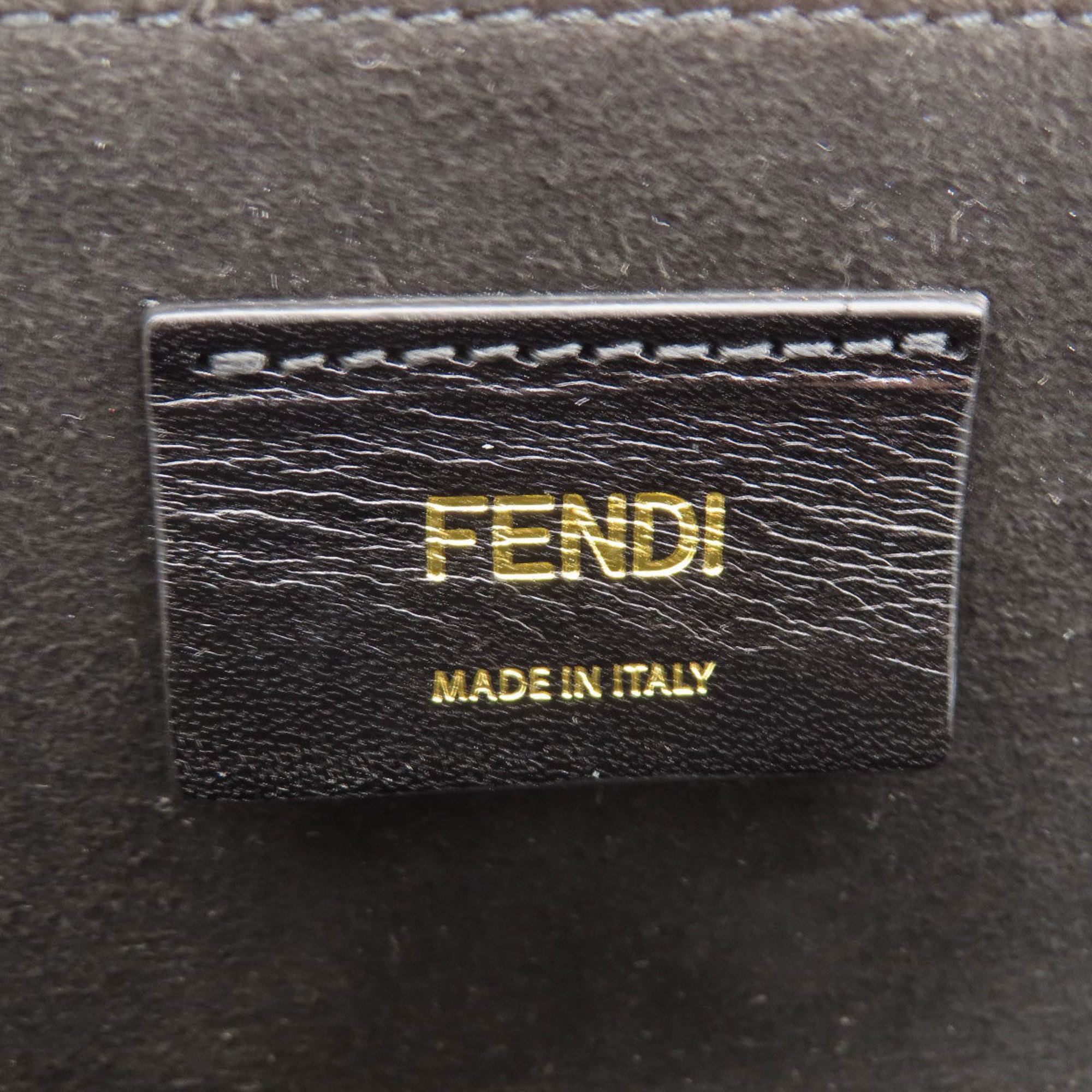 Fendi Box Shoulder Bag Calfskin Women's