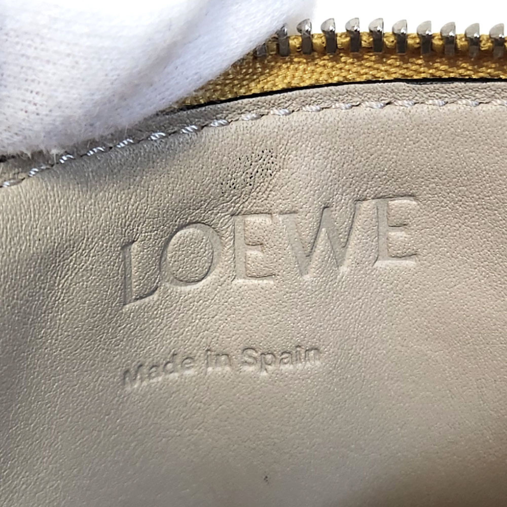 LOEWE Fragment Case - Mustard Leather Wallet/Coin Case, Coin Purse, Business Card Women's, Men's