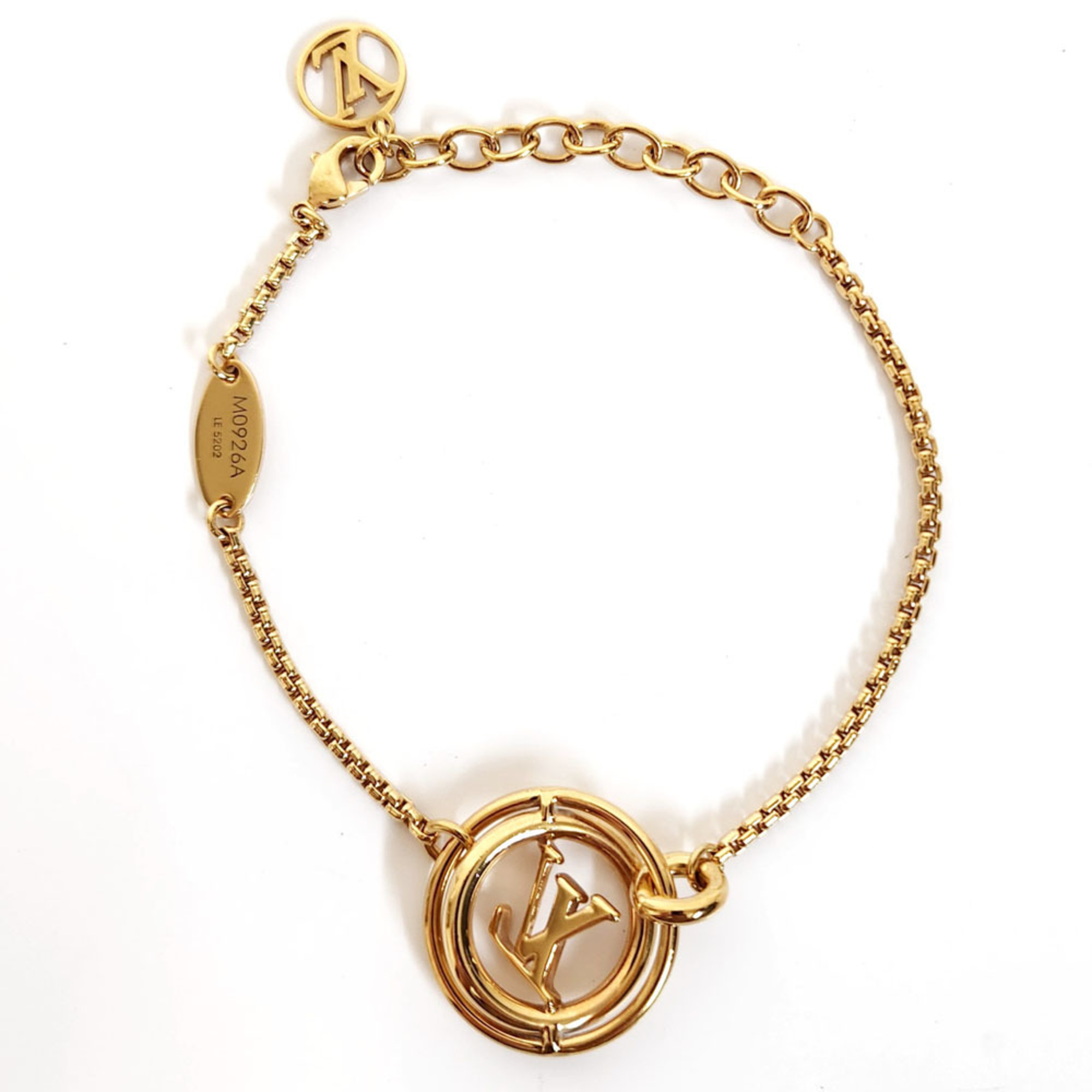 Louis Vuitton LOUISVUITTON Bracelet LV Stellar M0926A Gold Metal Women's