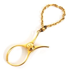 Hermes Fillou Glove Holder - Gold Metal Key Bag Charm Clip Women's Chain