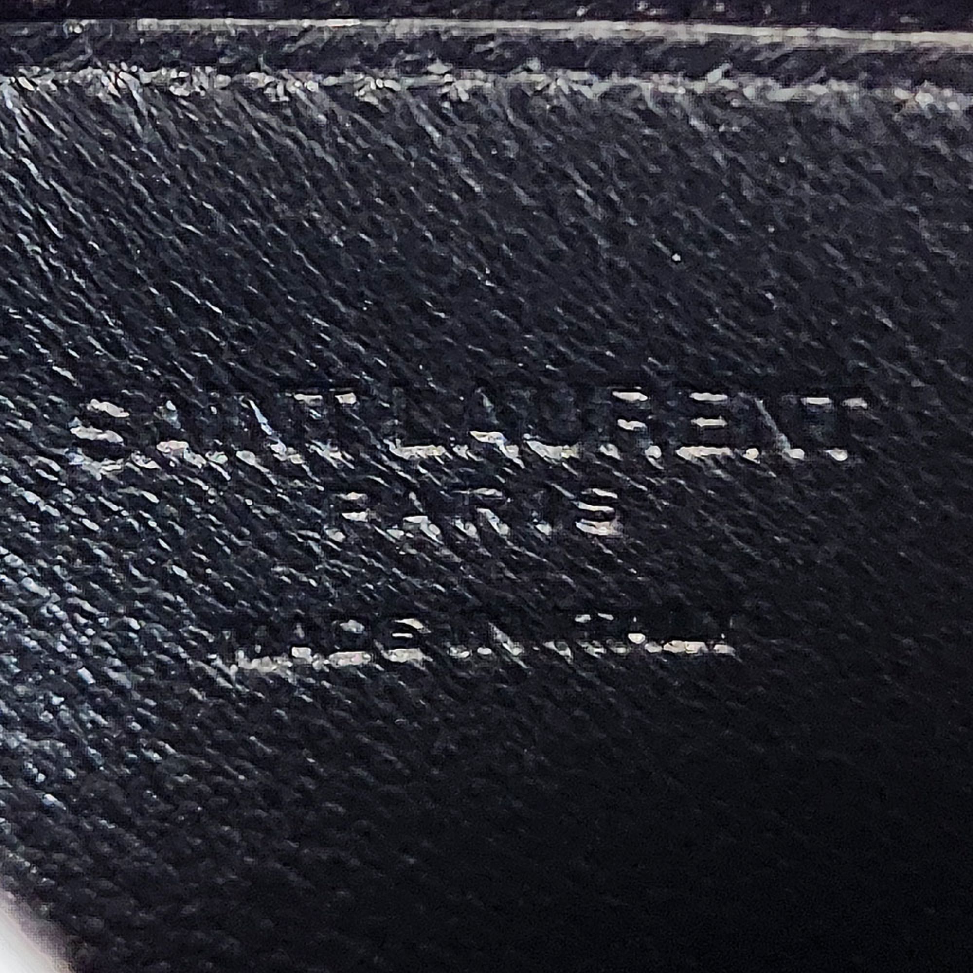 Saint Laurent Paris SAINT LAURENT Fragment Case 609362 Black Leather Coin Purse Women's Business Card Case/Card