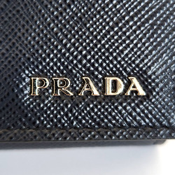 PRADA Wallet/Coin Case 2MM935 Navy Saffiano Leather Coin Purse