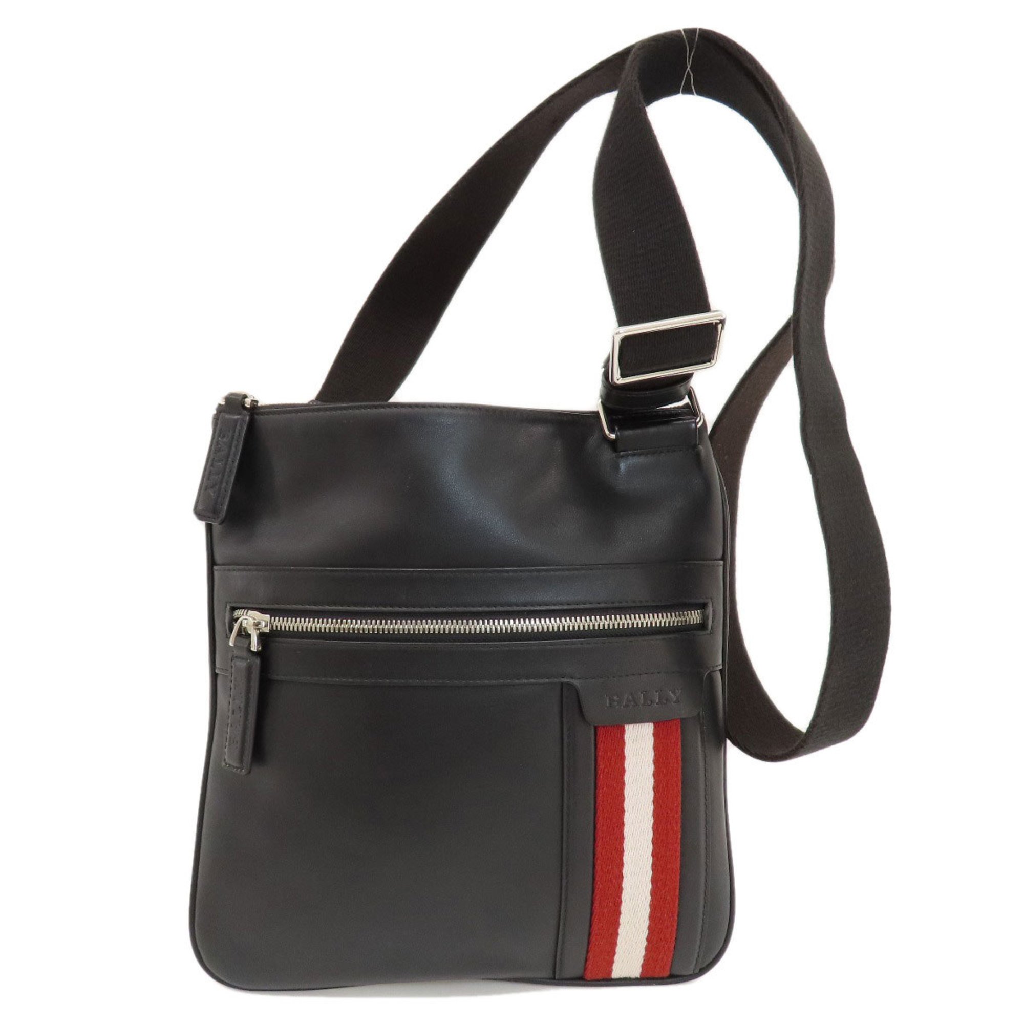 Bally shoulder bag leather men women