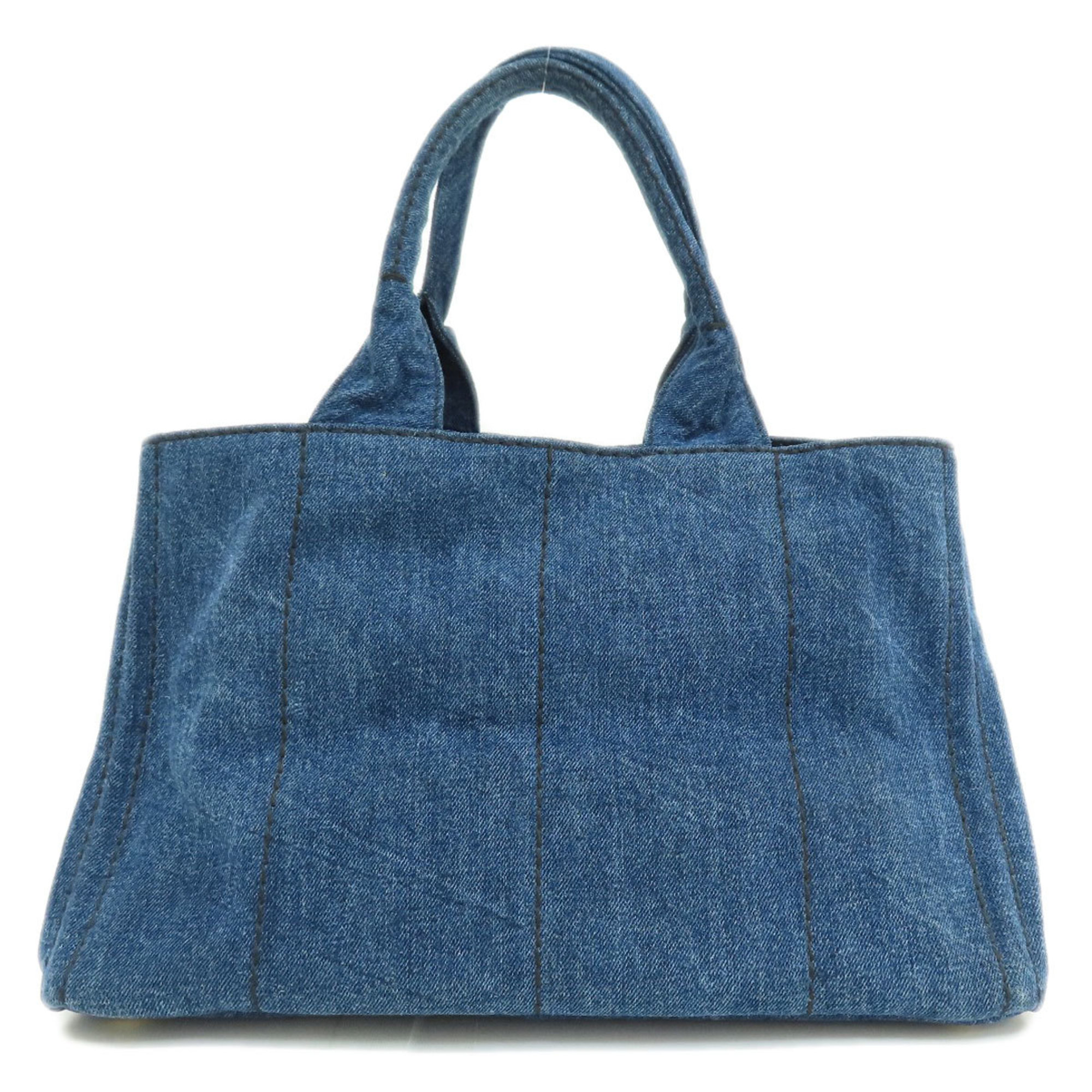 Prada B1877B Canapa handbag denim women's