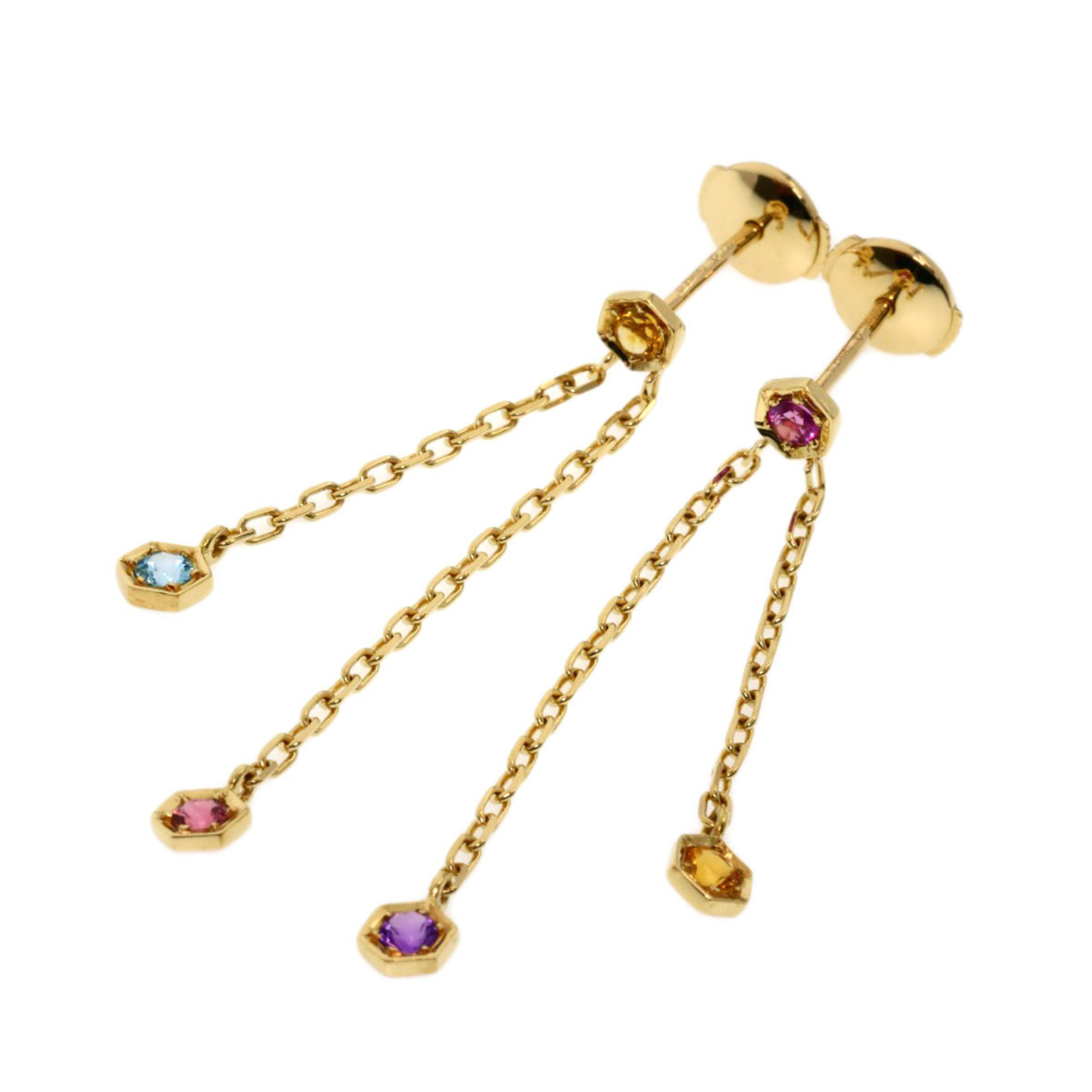 Piaget Magic Garden Earrings K18 Yellow Gold for Women