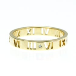 Tiffany Atlas Pierced Diamond Ring Yellow Gold (18K) Fashion Diamond Band Ring Gold