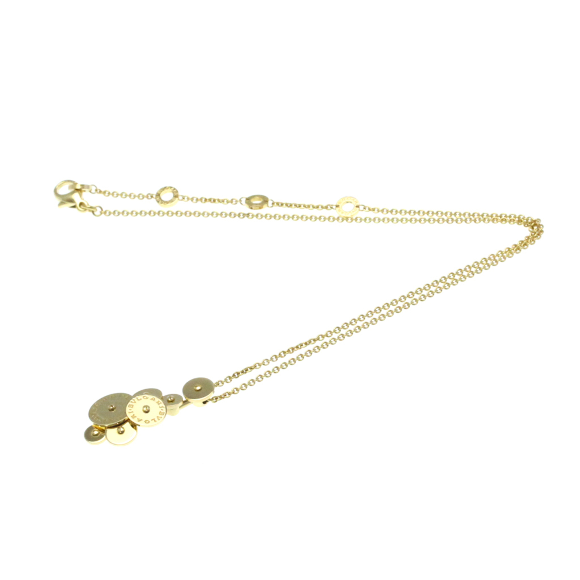 Bvlgari Cicladi Necklace Yellow Gold (18K) No Stone Men,Women Fashion Pendant Necklace (Gold)