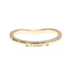 Cartier Ballerina Diamond Ring Pink Gold (18K) Fashion Diamond Band Ring Pink Gold