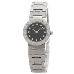 Bvlgari BB23SS 12 12P Diamond Watch Stainless Steel SS Ladies