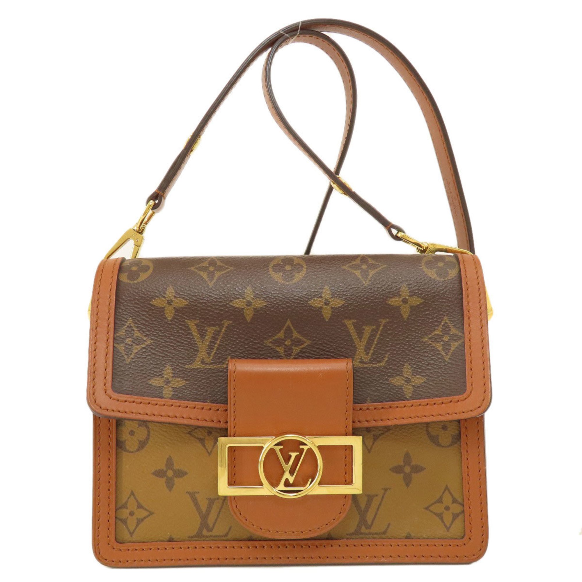 Louis Vuitton M45959 Dauphine Monogram Shoulder Bag Reverse Women's